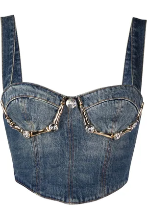 AREA Corsetto Claw Cup con cristalli