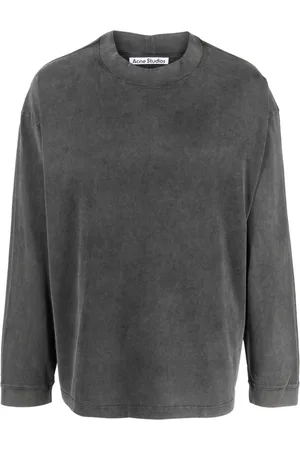 Acne Studios Felpa con effetto schiarito
