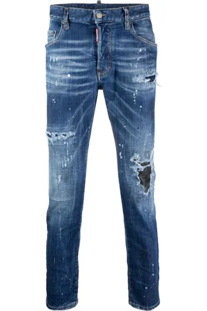 Dsquared2 Jeans slim con effetto vissuto