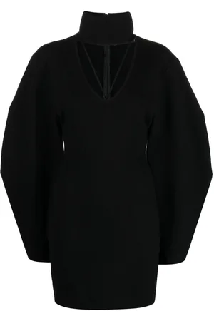 ANDREADAMO Abito con maniche ampie e cut-out