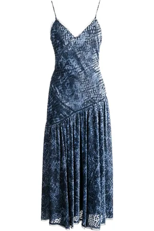 ULLA JOHNSON Abito Elodie midi effetto devoré