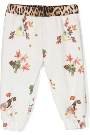 Roberto Cavalli Pantaloni sportivi a fiori