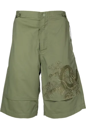 Maharishi Bermuda con stampa grafica