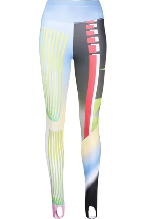 Chopova Lowena Leggings con stampa astratta