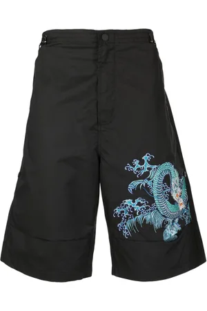 Maharishi Bermuda con stampa grafica