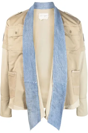 GREG LAUREN Giacca in stile militare bicolore