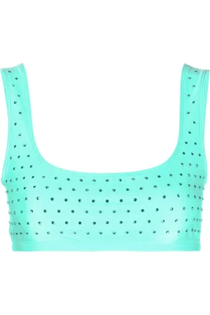 The Andamane Top corto con strass