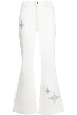 Madison.Maison Jeans svasati con stampa