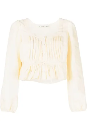 Casa Raki Blusa Fini plissettata