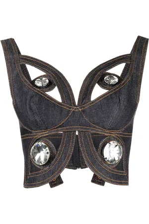 AREA Top corto con cut-out