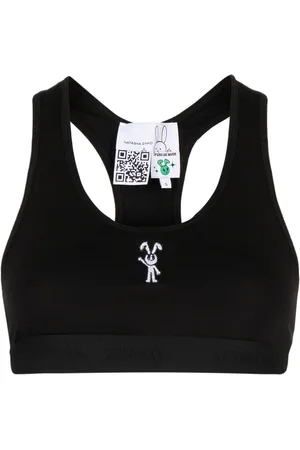 Natasha Zinko Reggiseno sportivo con ricamo