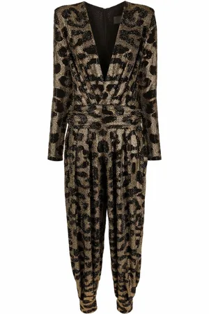 Philipp Plein Tuta intera leopardata