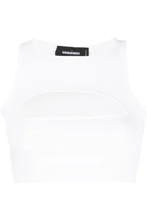 Dsquared2 Top crop con dettaglio cut-out