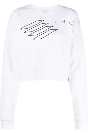 IRO Felpa Romel con stampa crop
