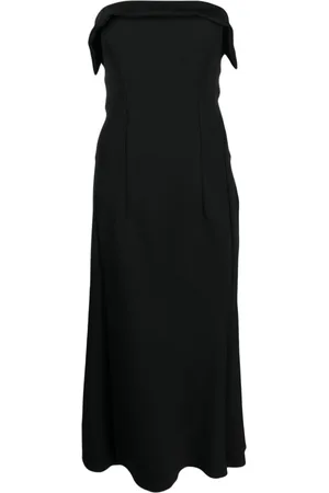 Serafini Abito midi senza spalline