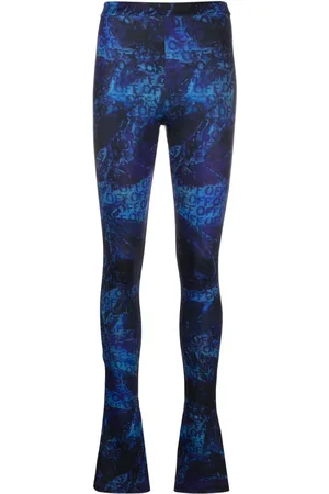 OFF-WHITE Pantaloni svasati con stampa