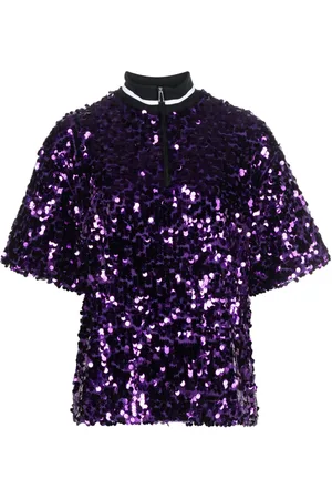 Plan C T-shirt con paillettes