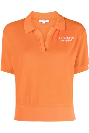 Sporty & Rich Polo con ricamo