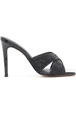 Sarah Chofakian Mules con strass Gilles 75mm