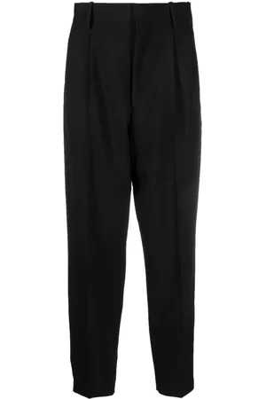 Quira Pantaloni a vita alta con pieghe