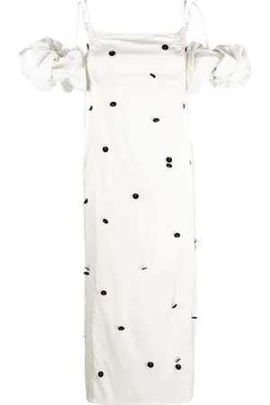 Jacquemus Abito midi Chouchou a pois
