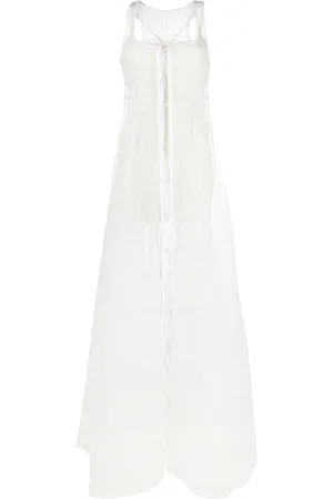 Jacquemus Abito da sera La robe Dentelle semi trasparente