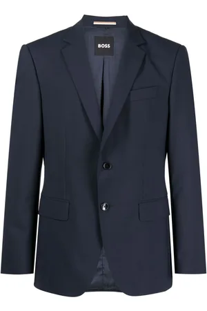 HUGO BOSS Blazer monopetto con revers a lancia