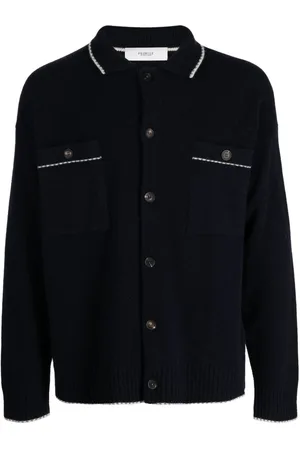 PRINGLE OF SCOTLAND Cardigan con dettagli a contrasto
