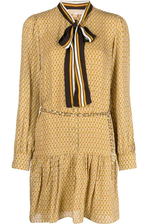 Michael Kors Abito midi con cintura