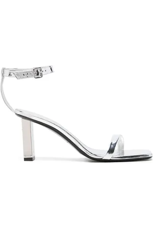 Courrèges Sandali metallizzati 95mm