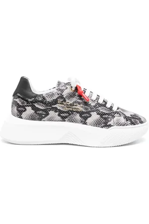 Giuliano Galiano Sneakers Nemesis con stampa pitone
