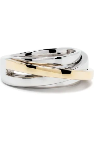 TOM WOOD Anello Orb Slim Duo in sterling