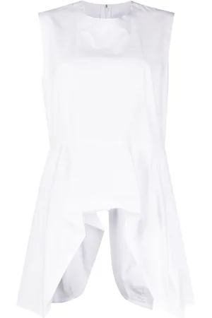Comme des Garçons Top con orlo a fazzoletto