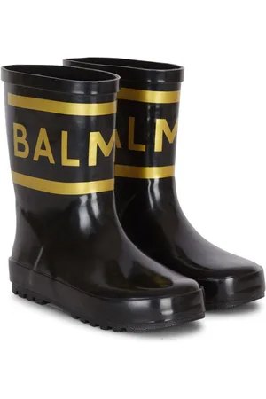 Balmain Stivali da pioggia con stampa