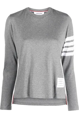 Thom Browne T-shirt con dettaglio a 4 righe