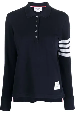 Thom Browne Polo a maniche lunghe