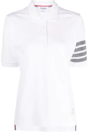 Thom Browne Polo con dettaglio a 4 righe