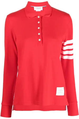 Thom Browne Polo a maniche lunghe