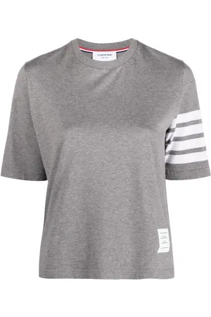 Thom Browne T-shirt con dettaglio a 4 righe