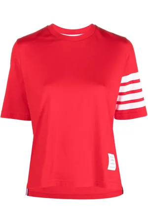 Thom Browne T-shirt con dettaglio a 4 righe