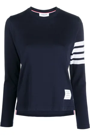 Thom Browne T-shirt con dettaglio a 4 righe