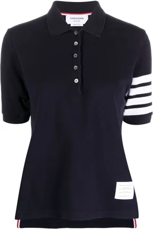 Thom Browne Polo con dettaglio a 4 righe