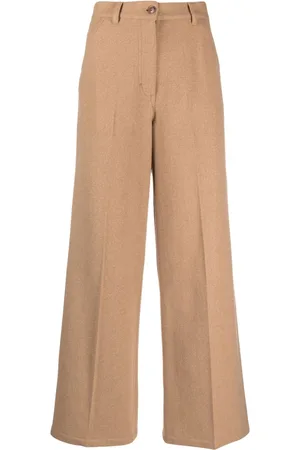 Kenzo Pantaloni a gamba ampia con logo