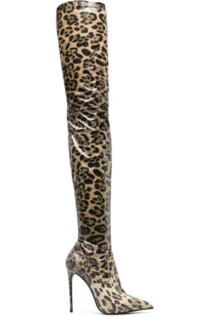 LE SILLA Stivali Eva leopardati 110mm