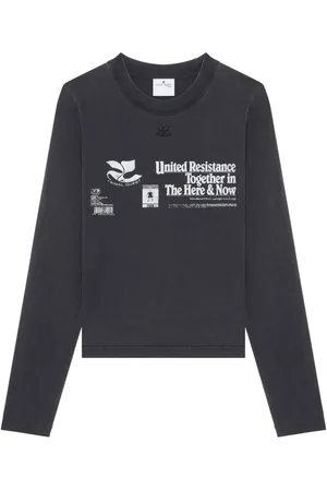 Courrèges T-shirt a maniche lunghe