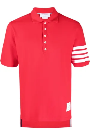 Thom Browne Polo con dettaglio a 4 righe