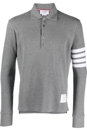 Thom Browne Polo con dettaglio a 4 righe