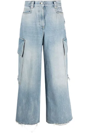 Palm Angels Jeans a gamba ampia