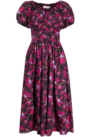 ULLA JOHNSON Abito a fiori Cecile