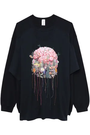 WESTFALL Felpa oversize con stampa